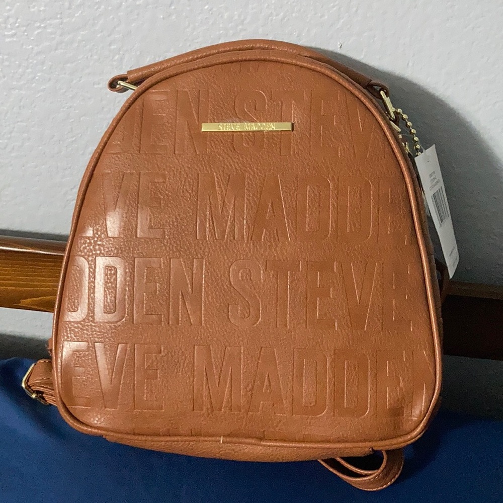Steve Madden Cognac Back Pack
